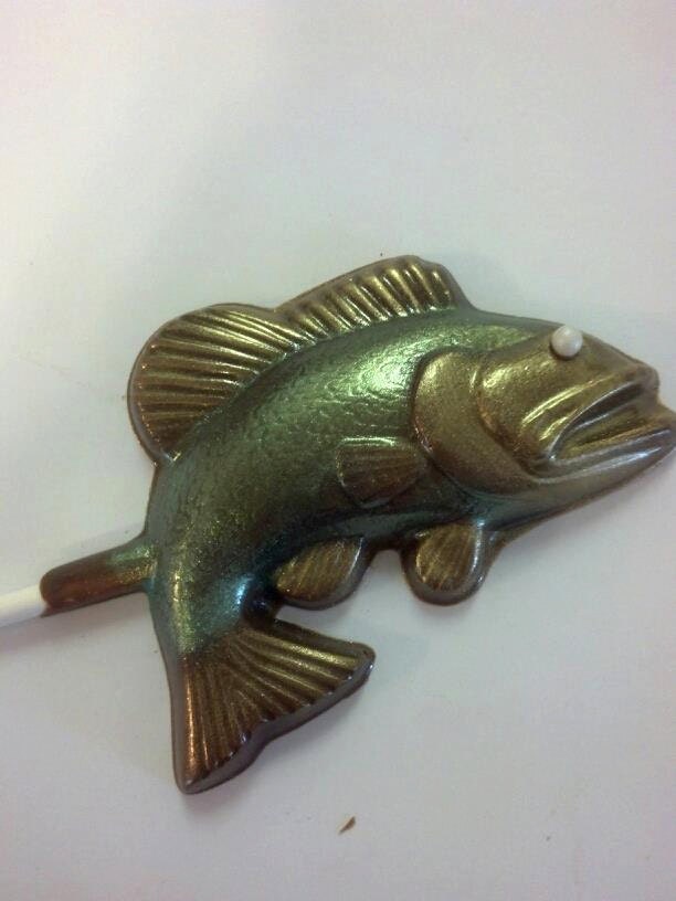 Fish Fishing Chocolate Loliipop Party Favors