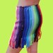 SUPERB ZIPPER , Handcrafted Skirt Made Of Colorful Zippers
