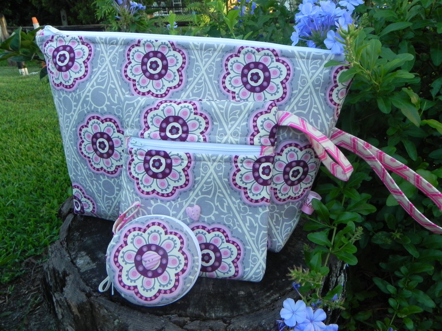 Knitting Project Bag - Triple Bag Set