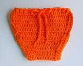 Orange Diaper Cover Halloween Baby Soaker  Infant Girl Photo Prop Newborn Boy Fall Clothing 0 -  6 Months Bright Cozy Children