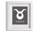 Baby's First Art Print - Taurus 8x10 - Children Decor, Nursery Wall Art, Children's Wall Art, Playroom Decor, Zodiac, Astrology, Horoscope