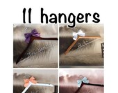20% OFF SALE set of 11  Wedding Hangers/ personalized / bridal party /wire hanger/ personalized / bridal party