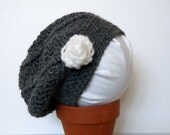 slouch hat, baby girl hat, toddler girl, crochet slouchy hat