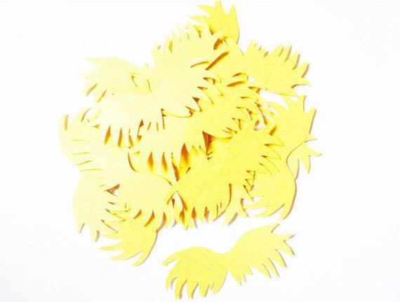 Dr Seuss the Lorax mustache moustache (40 pcs) 3 inches Made to Order
