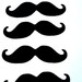 100 pcs Mustache Moustache Gender Reveal Little Man Bash Cupcake Toppers Made to Order