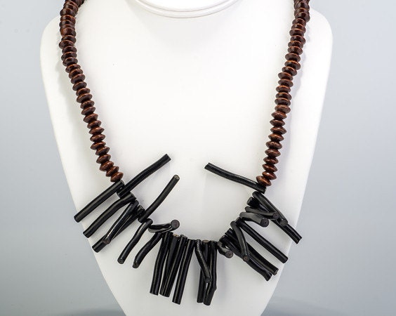 Spike Life Wooden Necklace