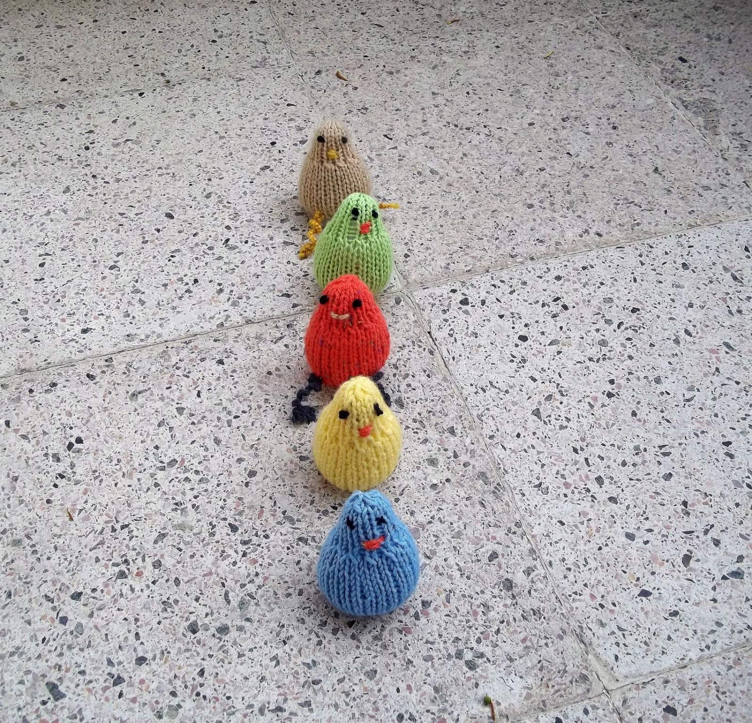 Happy chubby chicks, knitting chicks, knitting toys, colorful toys, toys for babies, toys for children