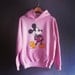 Mickey Mouse Sweatshirt DIsney in Pink Size Medium