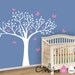 Nursery Tree Wall Decal Wall Sticker - Tree Wall Decal - Tree Decals - Large: approx 68" x 69" - W033