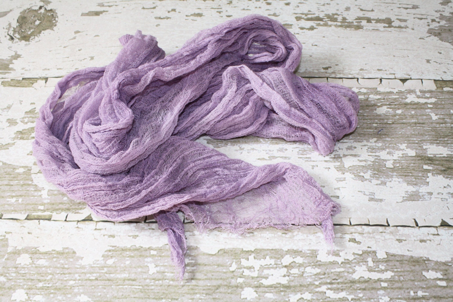 Lavender summer - light purple, lavender, lilac cotton summer scarf.