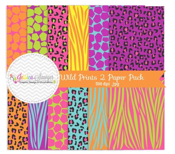 INSTANT DOWNLOAD, Animal print cute digital paper, zebra background, , for commercial use, invitations, greeting cards Il_570xn