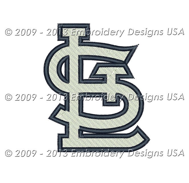 Instant Download St Louis Cardinals Baseball Logo Machine Embroidery