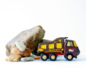 Vintage 1977 Mini Tonka Dump Truck Toy - Metal Construction Truck, Toys for Boys, Rustic Charm & Whimsy