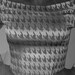 Gray stretch blouse tunic open shoulder