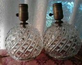 Vintage Round Glass Vanity Lamps