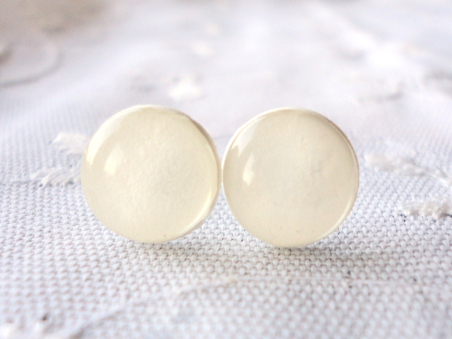 Pure White Studs - White Studs