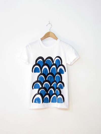 Organic Cotton Tee Hand Screen Printed Uroko