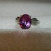 Alexandrite middle finger ring size 6. 5