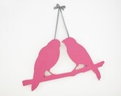 Lovebirds - Hot Pink