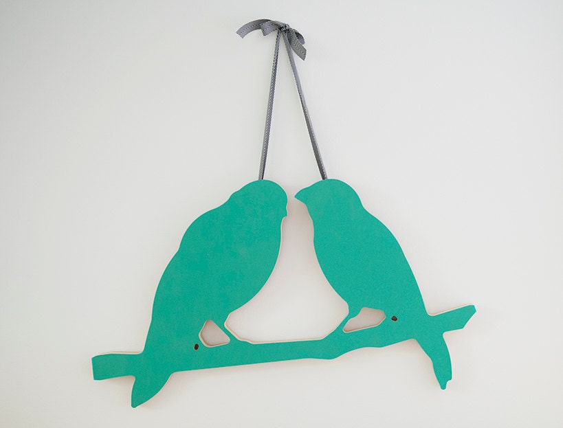 Lovebirds - Teal