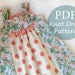 Forget-Me-Knot - Girl's Knot Dress PDF Pattern. Sewing Pattern for Girls.  Sizes 1 - 9/10 included
