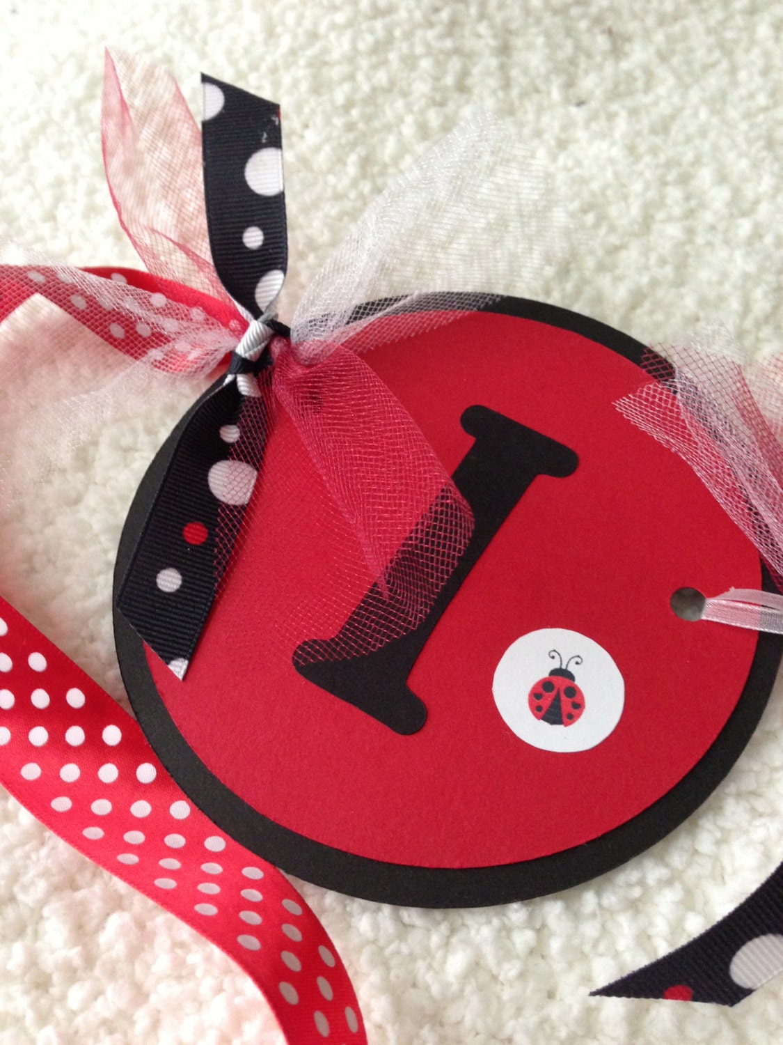 Ladybug Highchair Banner