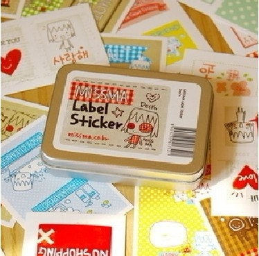 Missma Label Stickers Iron Box Set