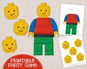 Adorable Pin the Head on the Block Man Printable Party Game Il_170x135