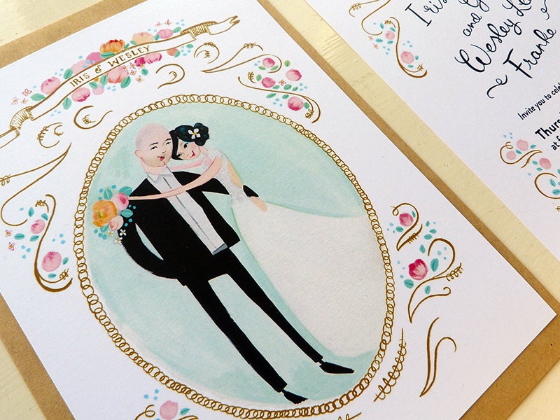 Indonesian Sunset Custom Wedding Portrait