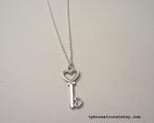 Silver Key Necklace