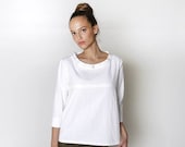 Women shirt / Long Sleeves Shirt / Casual blouse / White blouse / Womens Wear / Office Wear / Elegant Shirt / Spring Shirt