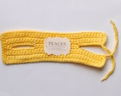 Yellow Door Bumper - Door Jammer, Door Stopper, Door Muffler, Door Knob Cozy
