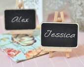 Mini wooden easels Chalkboard signs (Set of 10) Il_170x135