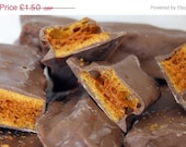 ON SALE Homemade Crunchie Honeycomb covered in Milk Chocolate 100g
