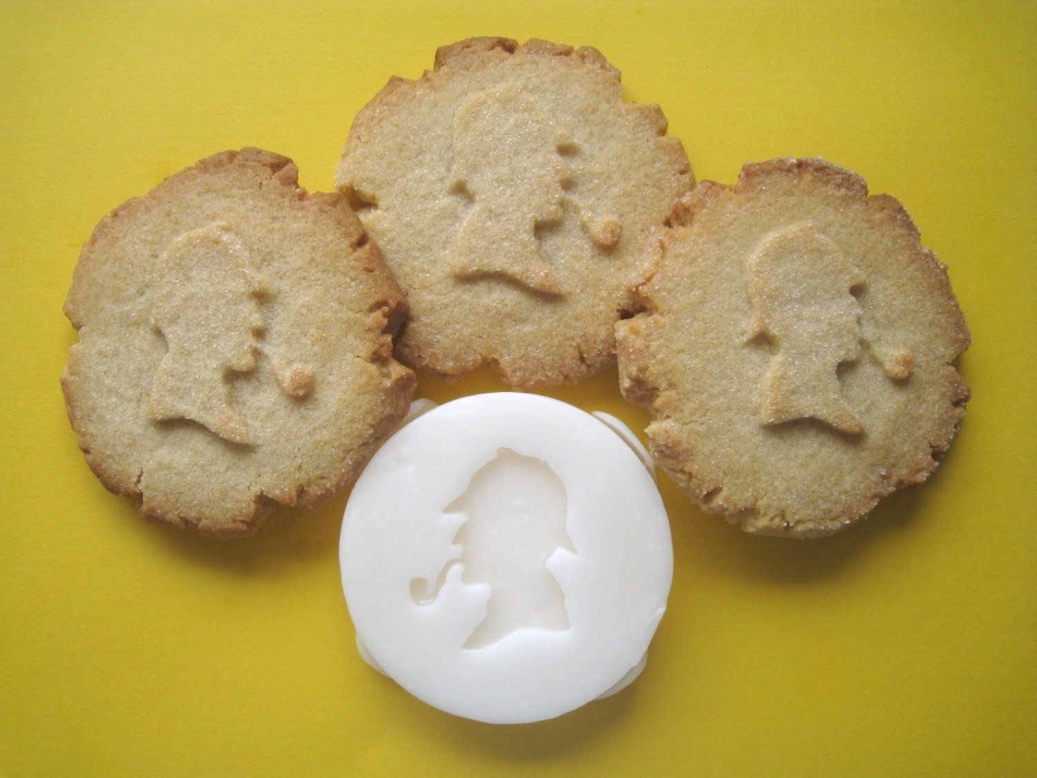 SHERLOCK inspired COOKIE STAMP recipe and instructions - make your own inspired cookies