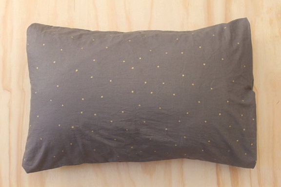 Pillowcase - Tiny Dots in Gold