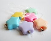 Pastel Rainbow Fairy Kei Star Stitch Markers