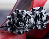 Adult Headband Shabby Chic Headband in Black and White Chevron  - Toddler Headband,Girls Headband,Teen Headband,Women Headband