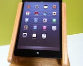 iPad MINI Desktop Swivel Base Stand for Square POS in a Natural Finish