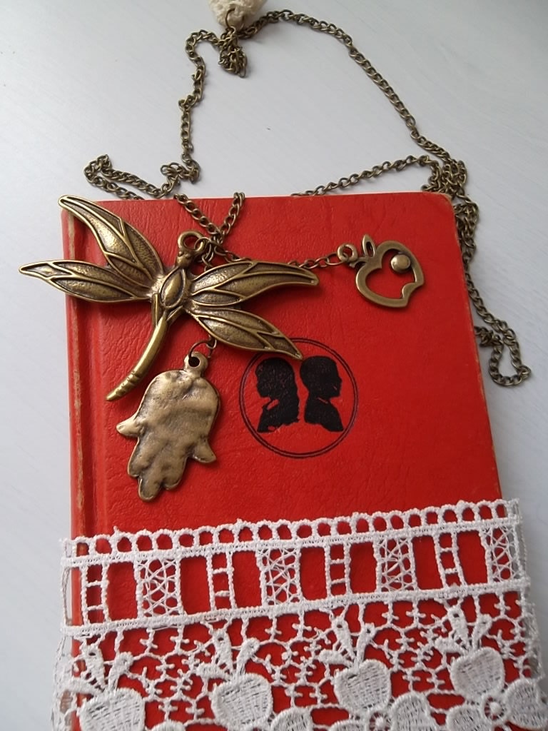 Necklace, Antique bronze, necklace...Valentine's Day