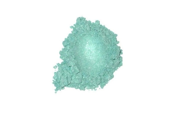 Limited Edition Meadow Spring Green Glitter Loose Powder Mineral Eye Shadow