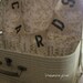 CARDS Mini Burlap Pennant Banner - wedding cards suitcase - photo prop - rustic wedding decor