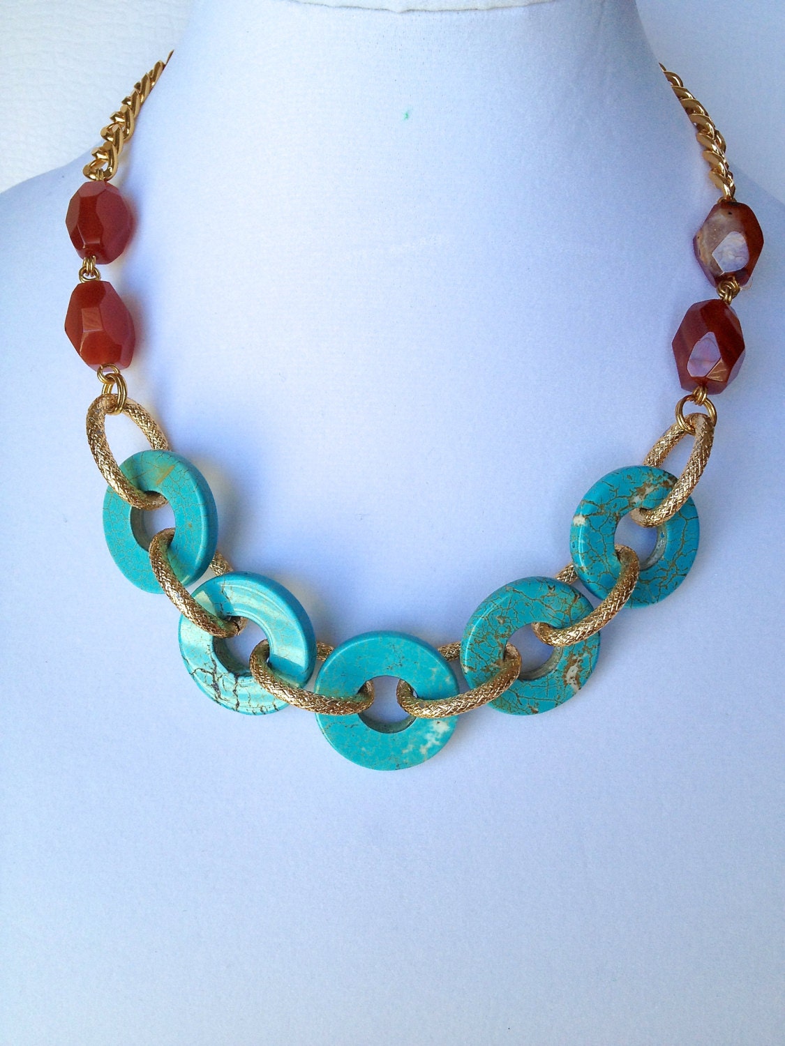 Turquoise Statement Necklace
