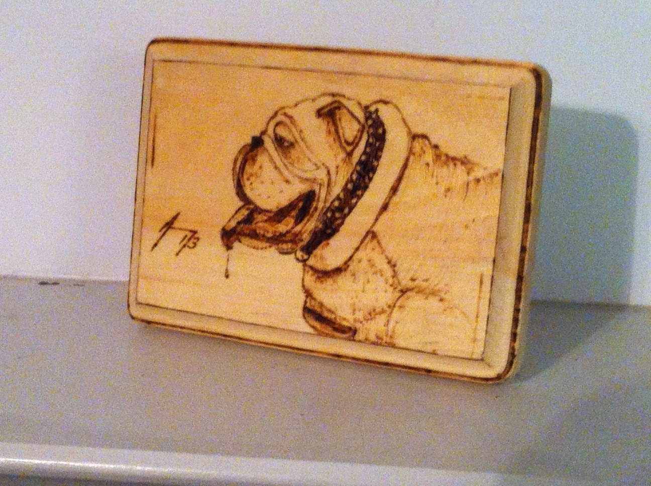 Dawg Woodburned Original Plaque