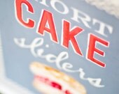 Hand Painted Dessert Sign, BBQ, Popcorn, Ice Cream, Cupcakes, Pie, or Sweets 18" x 24"