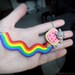 Nyan Cat Internet Meme Geek Necklace, Valentines Day Gift