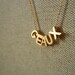 Gold Filled Geaux Necklace