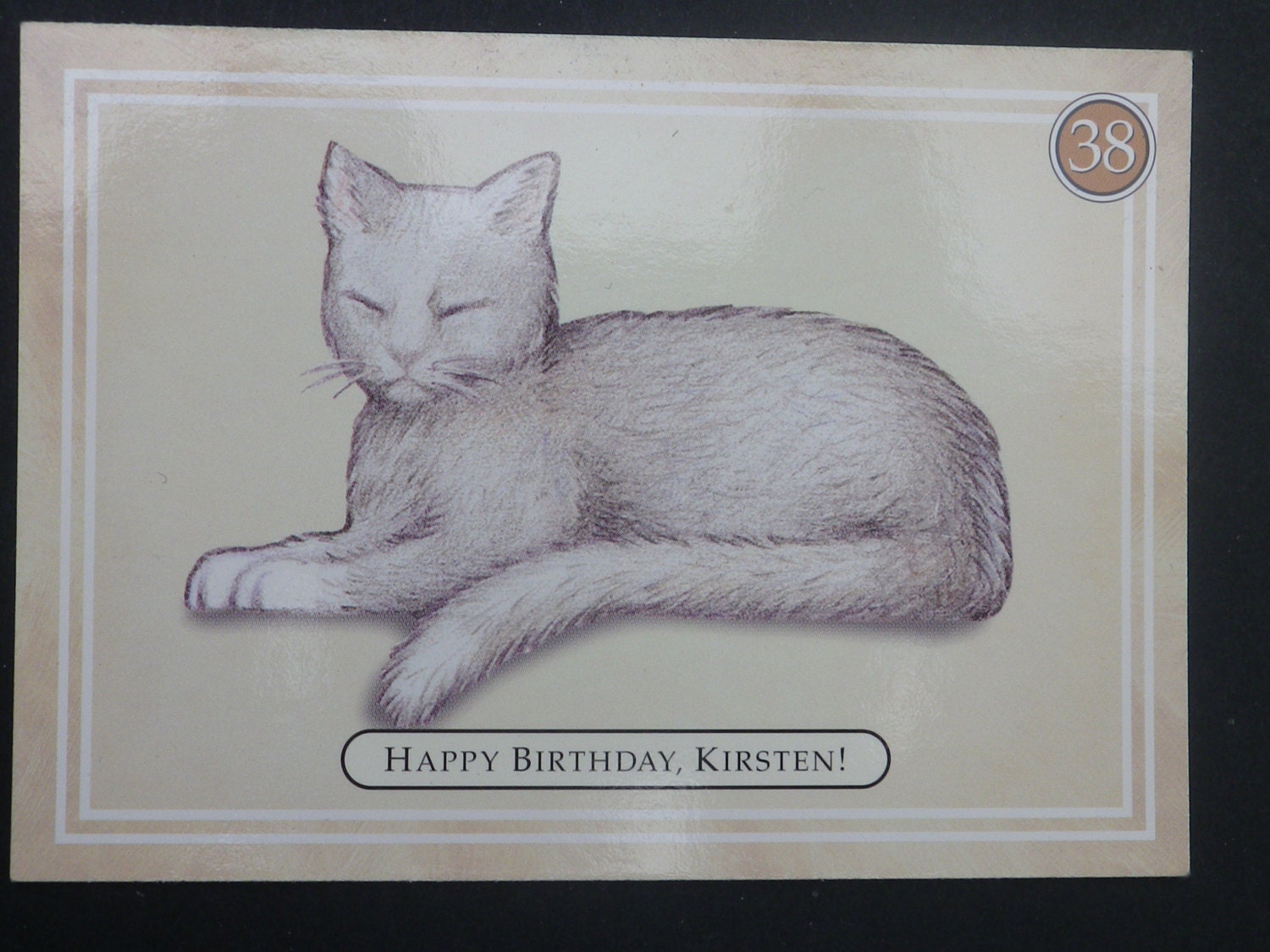 Happy Birthday Kristen Card 38 Vintage American Girl Trading Card The American Girls Collection