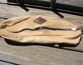Tan Leather Horse Cantle Bag