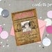 Birthday Invitation / Photo Card - LITTLE OUTLAW (GIRL) Printable